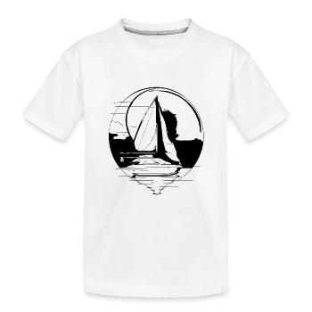 Voile - T-shirt bio Premium Enfant - blanc - Devant