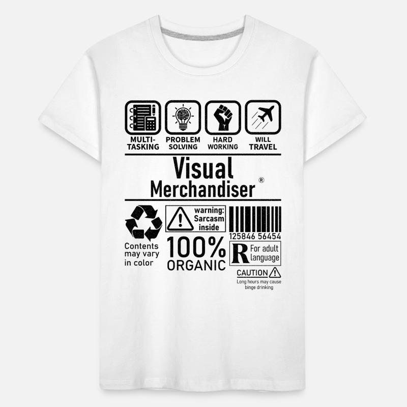 Visual Merchandiser résolution de problèmes multitâches T-shirt bio Premium Enfant