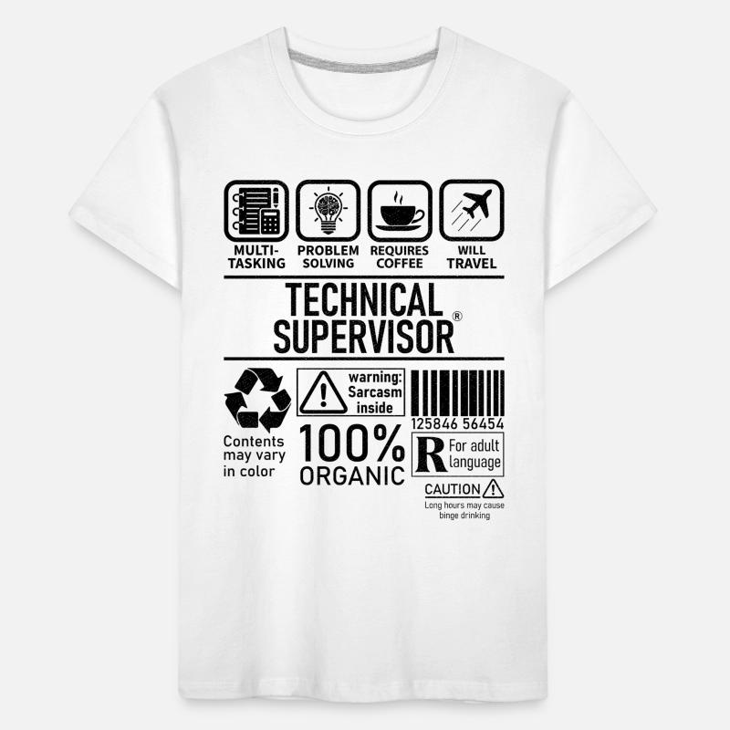 Technical Supervisor multi tasking problem solving Kids' Premium Organic T-Shirt