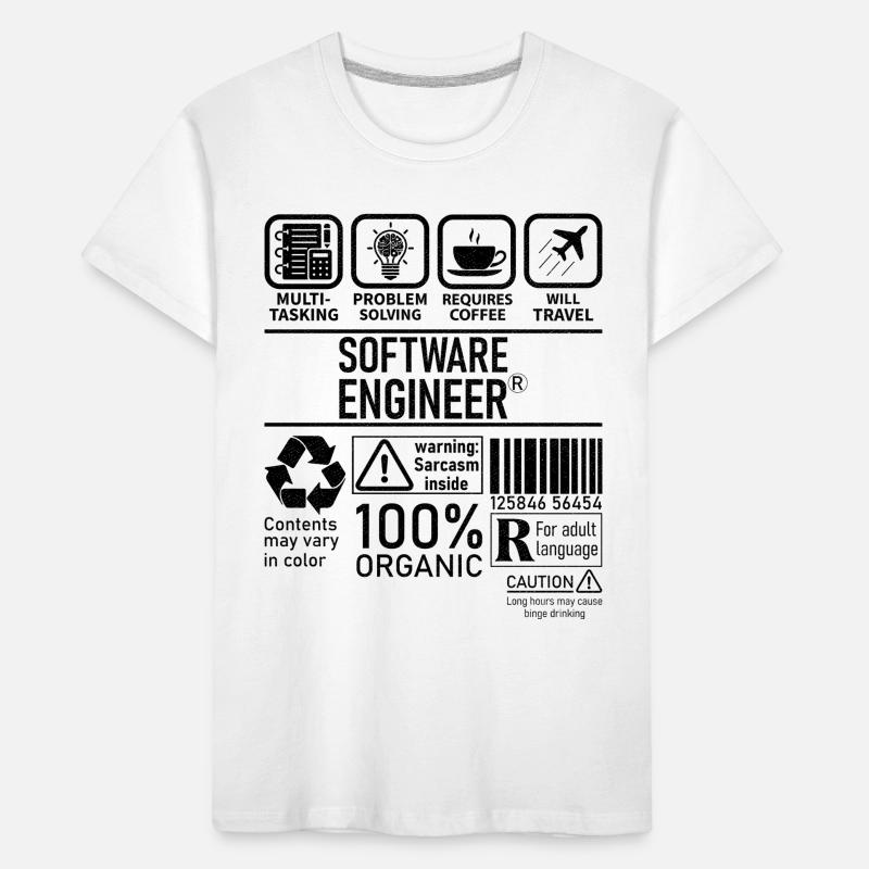 Software Engineer multi tasking problem solving Kids' Premium Organic T-Shirt