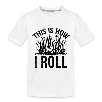 c’est ainsi que je roule Plante d’Aquarium - T-shirt bio Premium Enfant - blanc - Devant