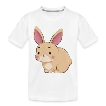 Hare - Kids' Premium Organic T-Shirt - white - Front