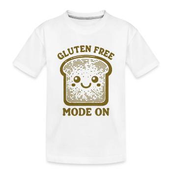 Mode sans gluten sur l’humour de l’intolérance au gluten - T-shirt bio Premium Enfant - blanc - Devant