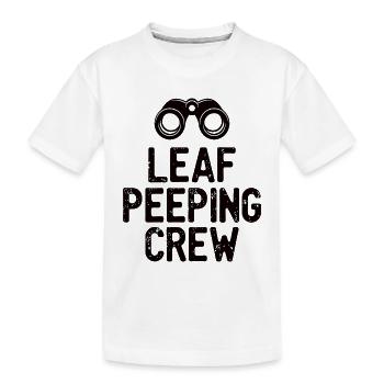 Citation de Leaf Peeping Crew - T-shirt bio Premium Enfant - blanc - Devant