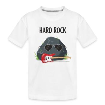 Hard Rock Guitare Rocker Design - T-shirt bio Premium Enfant - blanc - Devant