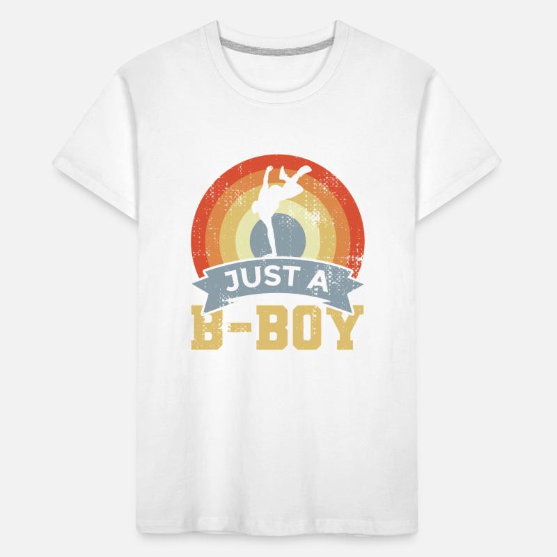 Breakdancer Junge Kinder Premium Bio T-Shirt