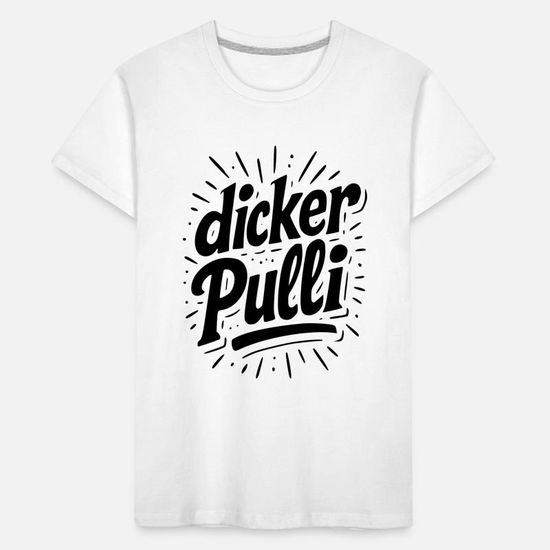 dicker Pulli Kinder Premium Bio T-Shirt