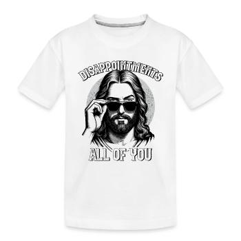 Jésus, Drôle Jésus-Christ, Catholique, Chrétien - T-shirt bio Premium Enfant - blanc - Devant