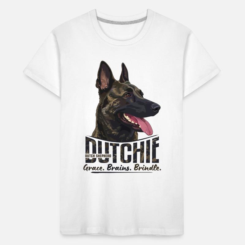 Dutchie - Holländischer Schäferhund Kinder Premium Bio T-Shirt