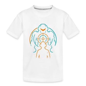 Gamer Mecha, Gaming Sight - Kids' Premium Organic T-Shirt - white - Front