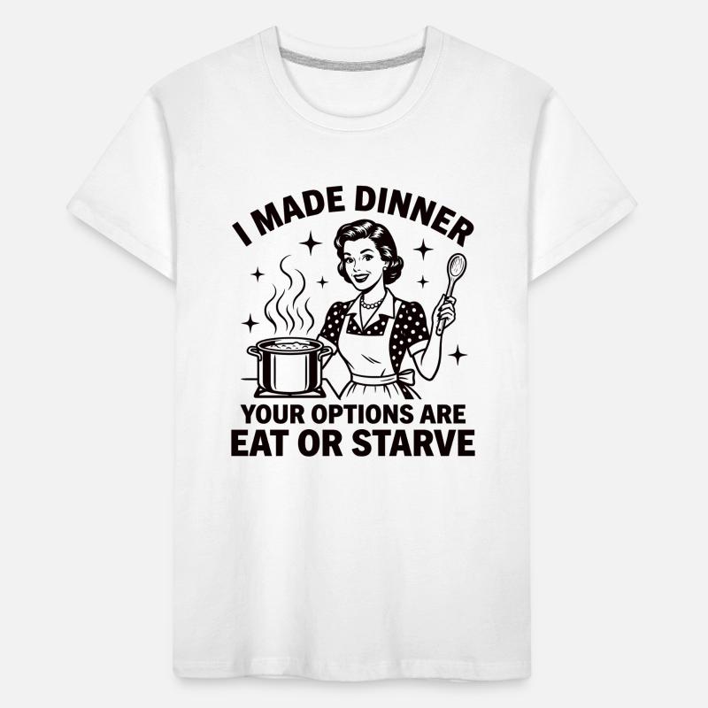 Küchen-Chef: Friss oder stirb! Kinder Premium Bio T-Shirt