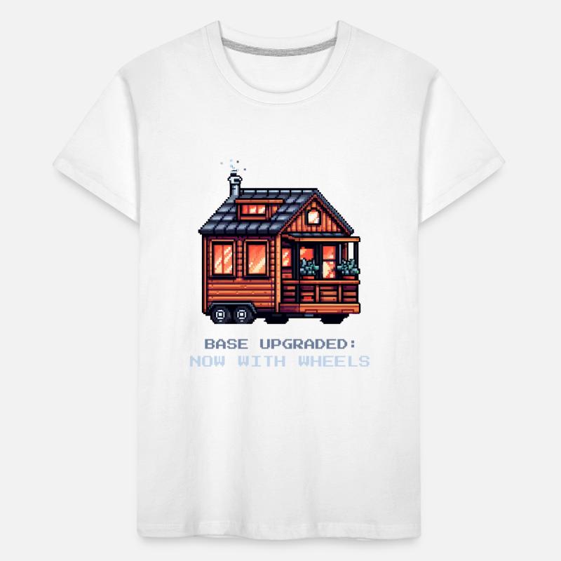 Basis-Upgrade auf Rädern | Tiny House Kinder Premium Bio T-Shirt