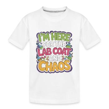 Étudiant en pharmacie, je suis là pour la pharmacie - T-shirt bio Premium Enfant - blanc - Devant