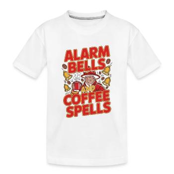 Alarmes de lieutenant d’incendie et intervention d’urgence - T-shirt bio Premium Enfant - blanc - Devant