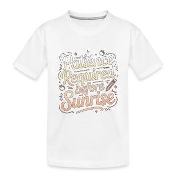 Homeroom Teacher Patience Required Grade Teacher - Kinder Premium Bio T-Shirt - Weiß - Vorne