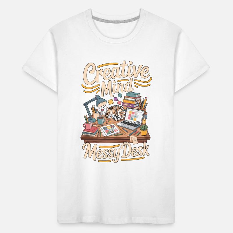 Graphic Designer Creative Mind Visual Designer T-shirt bio Premium Enfant