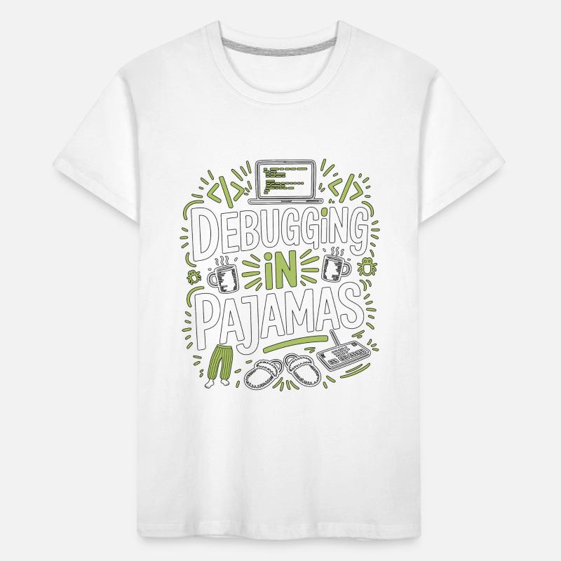 Remote Developer Debugging In Software Developer Kinder Premium Bio T-Shirt