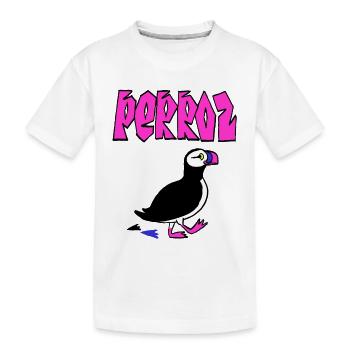 Perroz macareux - T-shirt bio Premium Enfant - blanc - Devant