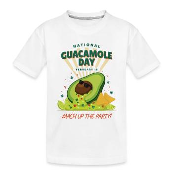 National Guacamole Day - Kids' Premium Organic T-Shirt - white - Front
