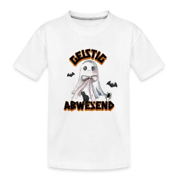 Mentalement absent | Chemise drôle d’Halloween - T-shirt bio Premium Enfant - blanc - Devant