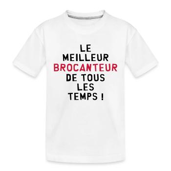 Antiquaire / Antiquité / Brocante / Brocanteur - T-shirt bio Premium Enfant - blanc - Devant