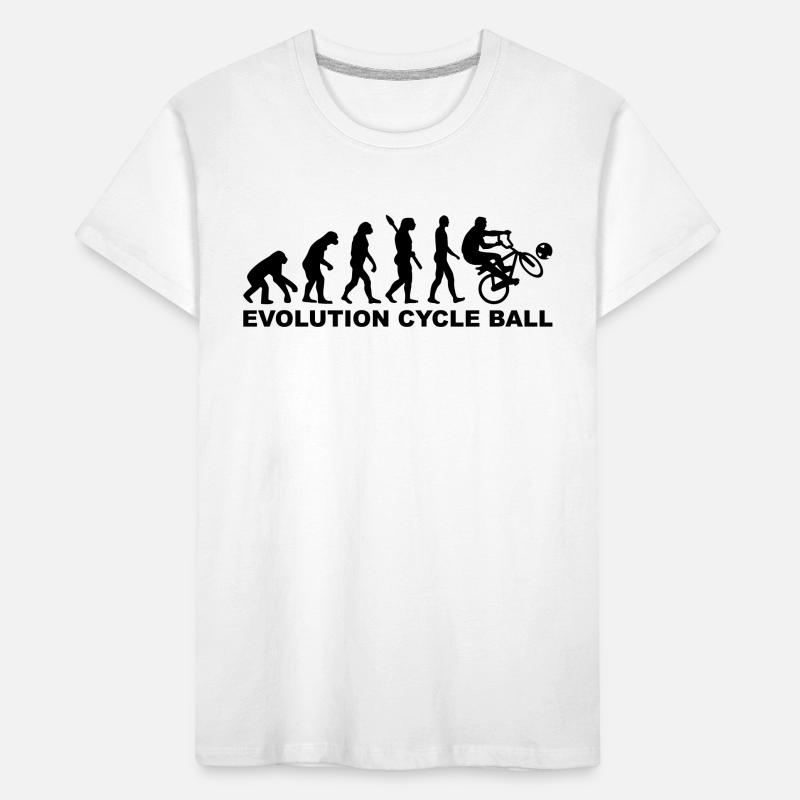 Evolution Cycle ball T-shirt bio Premium Enfant
