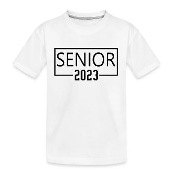 Senior 2023 - Abschlussfeier für Absolventen - Kinder Premium Bio T-Shirt - Weiß - Vorne