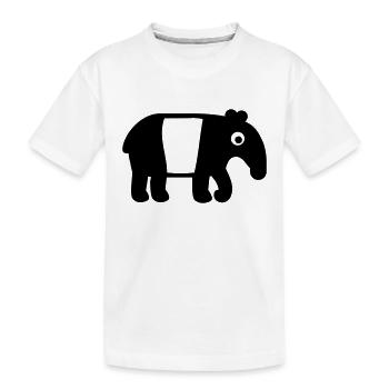 Tapir - T-shirt bio Premium Enfant - blanc - Devant