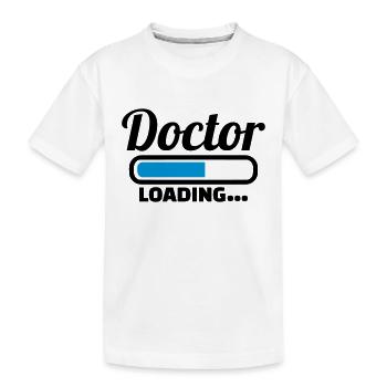 Arzt - Kinder Premium Bio T-Shirt - Weiß - Vorne