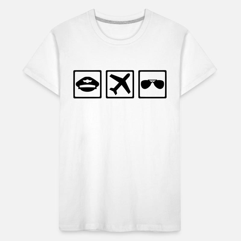 Pilot Kids' Premium Organic T-Shirt