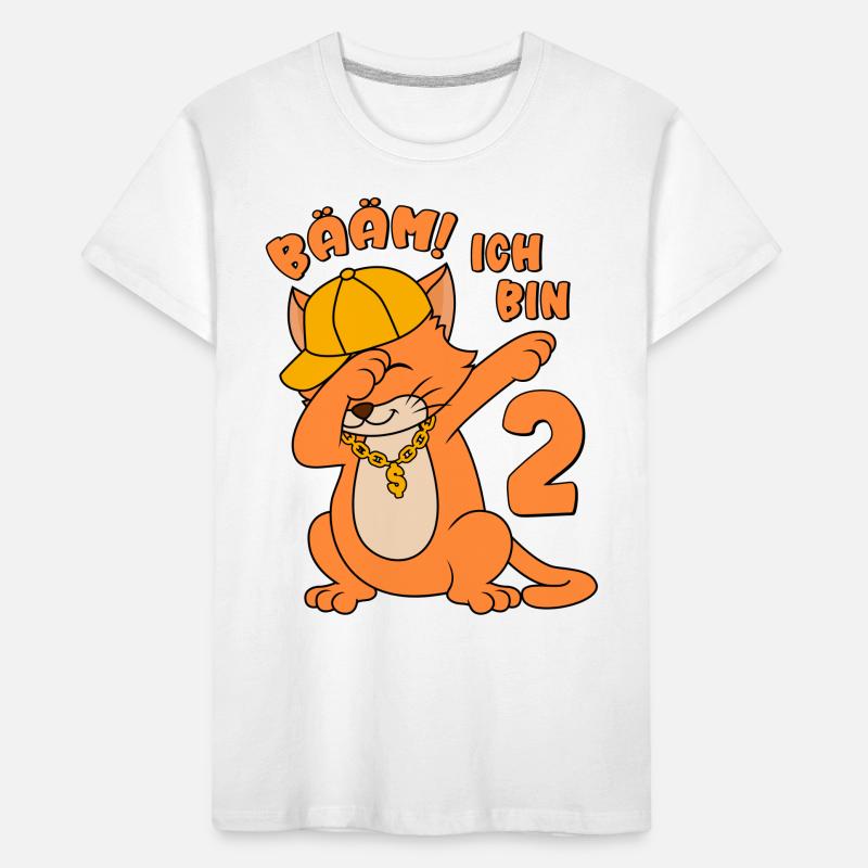 2. Geburtstag - 2 Jahre alt - Bääm! Ich bin 2 Kinder Premium Bio T-Shirt