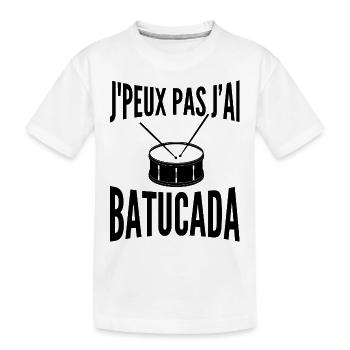 Batucada | Percussion | Samba - T-shirt bio Premium Enfant - blanc - Devant