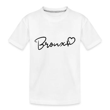 Bronx Heartbeat NYC - T-shirt bio Premium Enfant - blanc - Devant