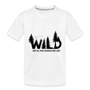 aventure wild - T-shirt bio Premium Enfant - blanc - Devant