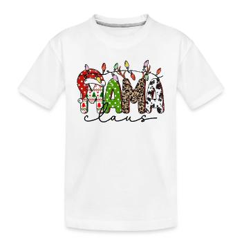 Weihnachten Mama, Mama Claus - Kinder Premium Bio T-Shirt - Weiß - Vorne