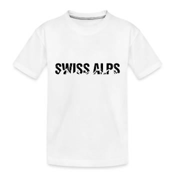 Alpes suisses Alpes suisses Montagne - T-shirt bio Premium Enfant - blanc - Devant