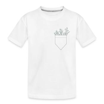 Plantes de poche - T-shirt bio Premium Enfant - blanc - Devant