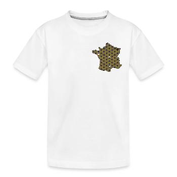 France wave - T-shirt bio Premium Enfant - blanc - Devant