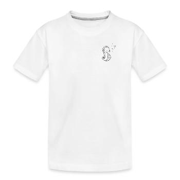 Hippocampe hippocampe animal marin - T-shirt bio Premium Enfant - blanc - Devant