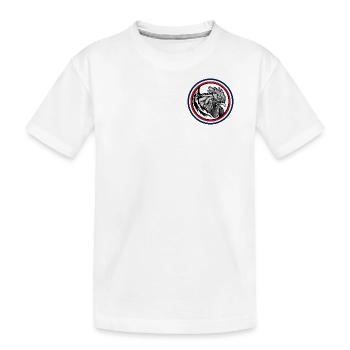 FREEBEAST COQ Bleu Blanc & Rouge - T-shirt bio Premium Enfant - blanc - Devant