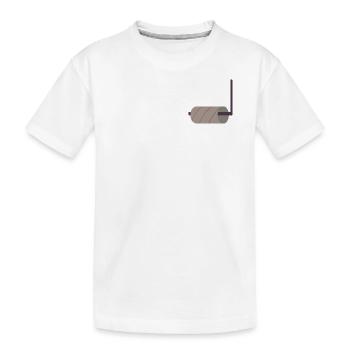 ROULEAU DE PAPIER TOILETTE VIDE TOILETTE - T-shirt bio Premium Enfant - blanc - Devant