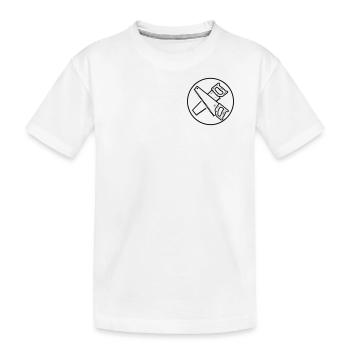 Scies croisées - T-shirt bio Premium Enfant - blanc - Devant