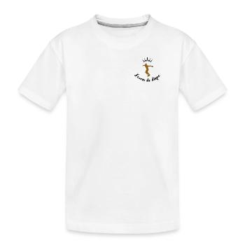 Lanceur de disques - T-shirt bio Premium Enfant - blanc - Devant