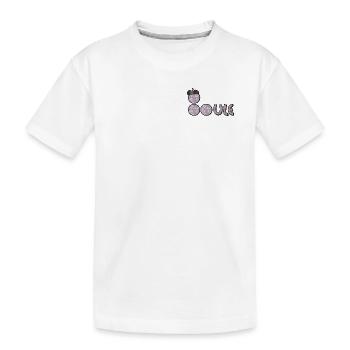 Boule petanque - Kids' Premium Organic T-Shirt - white - Front