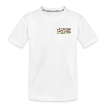 Schahada la ilaha illa ALLAH - Kinder Premium Bio T-Shirt - Weiß - Vorne