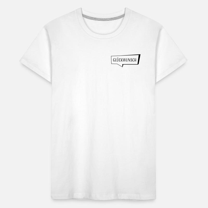 Speech bubble congratulations Kids' Premium Organic T-Shirt