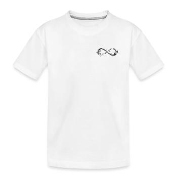A symbol of infinity - Kids' Premium Organic T-Shirt - white - Front