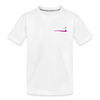 Musician TROMPETER on Wave - Text Template - Kids' Premium Organic T-Shirt - white - Front