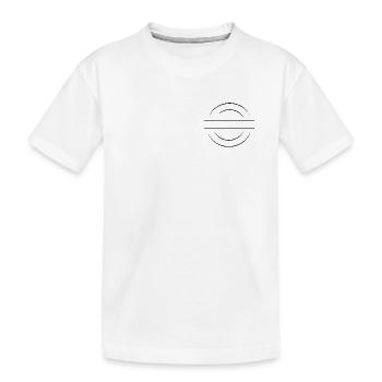 Logo du cercle - Symbole du cercle - T-shirt bio Premium Enfant - blanc - Devant