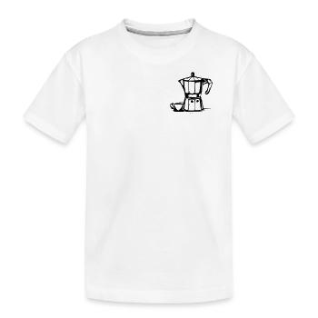 Bialetti - Kids' Premium Organic T-Shirt - white - Front